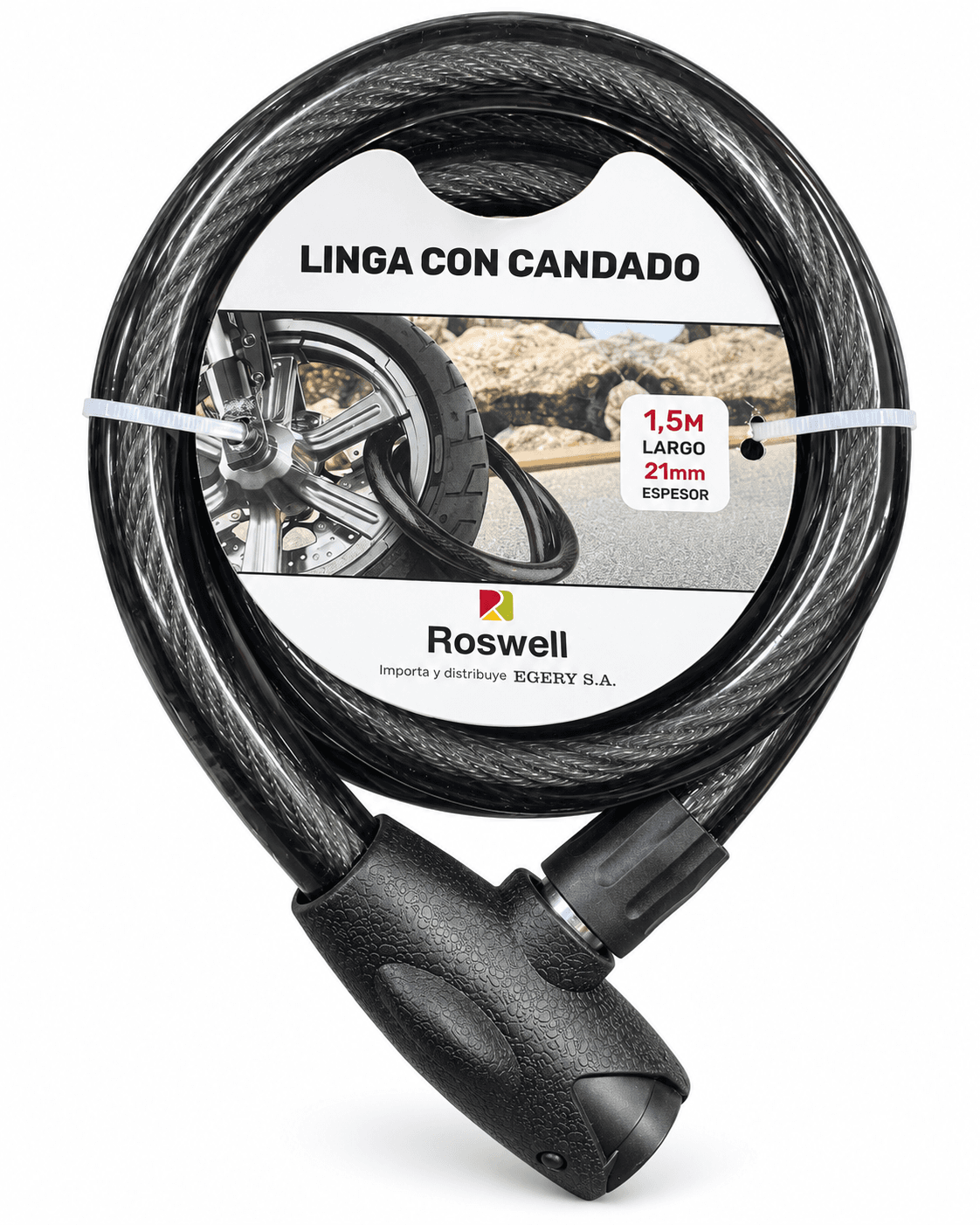 LINGA CON CANDADO ROSWELL