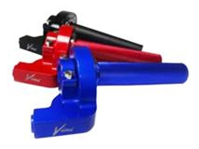 PUÑO ACELERADOR RÁPIDO ALUMINIO AZUL VINI HOT PARTS