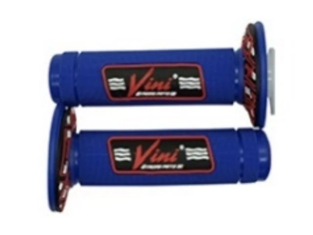 PUÑOS DE GOMA CON TUBO ACELERADOR – AZUL / ROJO